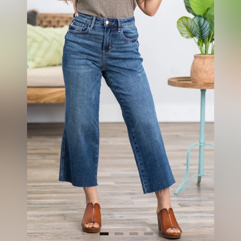 Judy Blue Women's Flare Jeans in Blue